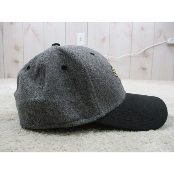 New Orleans Saints Hat Cap Fitted Small Medium Gray Wool New Era Football Mens - Picture 6 of 9